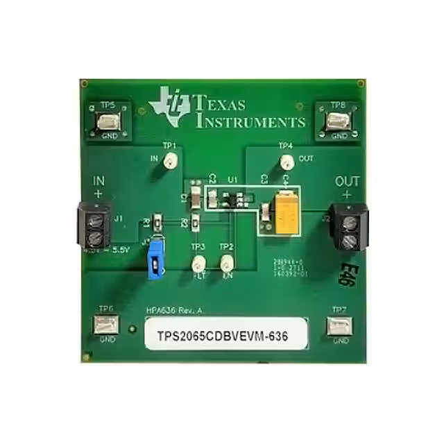 TPS2065CDBVEVM-636 Texas Instruments  Cartes et kits d'évaluation et de démonstration